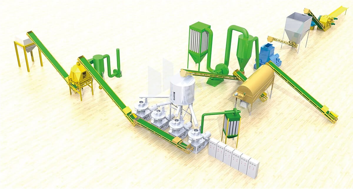 4-6T/H Pellet Production Line