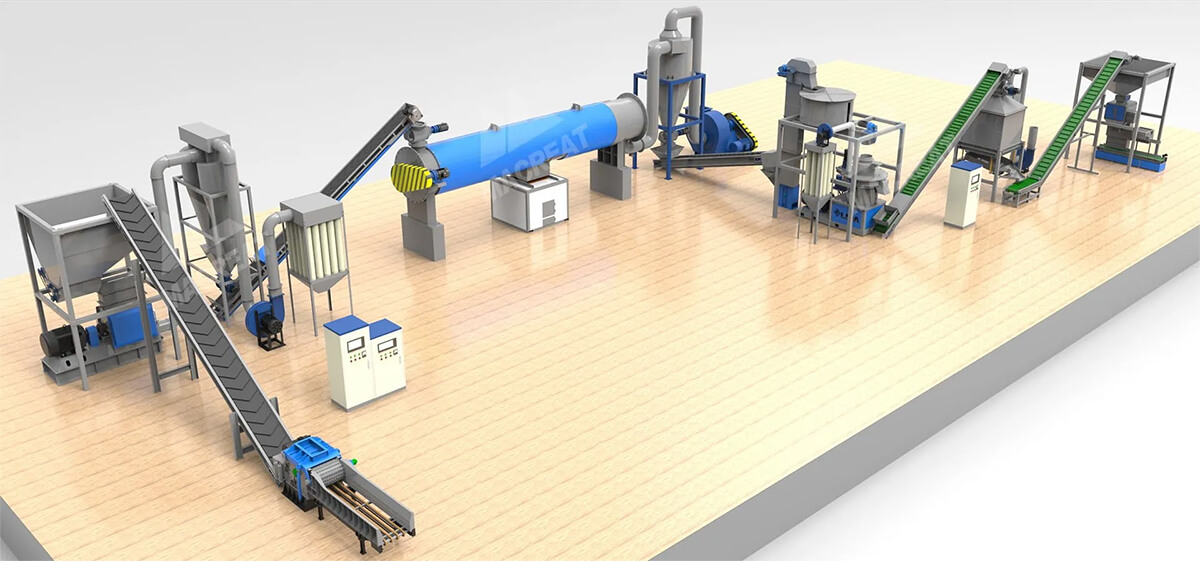 Straw Pelletizing Production Line