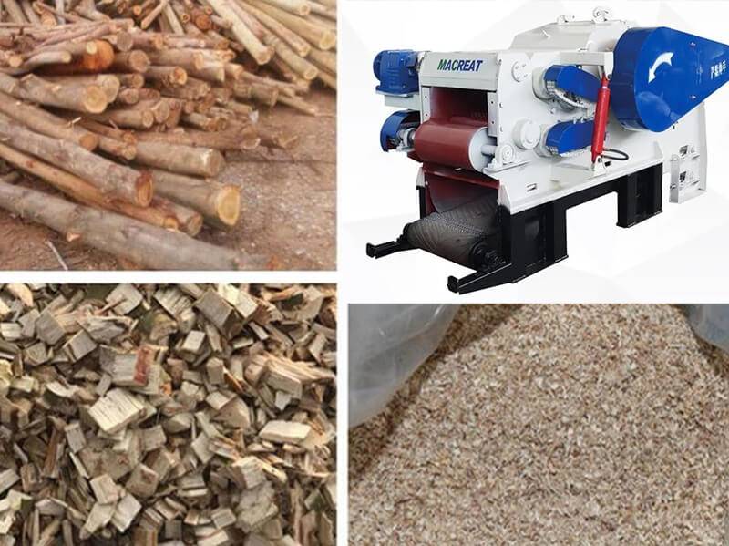 Drum Wood Chipper